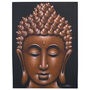 Buddha Painting Copper Sand Finish, thumbnail 1 of 5