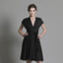Black Multiway Knee Length Dress, thumbnail 2 of 8