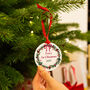 Personalised 'Baby's First Christmas' Tree Decoration, thumbnail 2 of 6