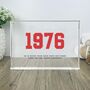 Personalised Year Milestone Giant Crystal Block | Birthday Or Anniversary Gift, thumbnail 6 of 10