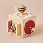 Wooden Bee Activity Cube Children’s Toy, thumbnail 1 of 6