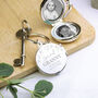 Personalised Floral Number One Nana Keyring, thumbnail 2 of 2
