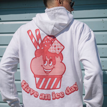 Have An Ice Day Men's Ice Cream Graphic Hoodie, 2 of 4