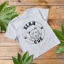 Papa Bear And Cub Organic T Shirt Set, thumbnail 4 of 6