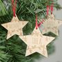Personalised Engraved Star Decoration, thumbnail 6 of 6