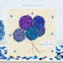 Mum Birthday Butterfly Hydrangea Bouquet Card, Not 3D, thumbnail 1 of 12