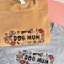 Dog Mum Embroidered Sweatshirt, thumbnail 1 of 5
