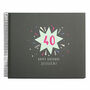 Personalised 40th Birthday Spiral Bound Book, thumbnail 4 of 10