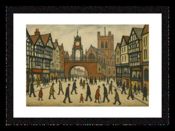 Chester Two Lowry Style Framed Art, 2 of 2
