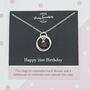 21st Birthday Birthstone Necklace, thumbnail 1 of 10
