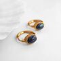 Lapis Lazuli Hoops, thumbnail 2 of 4