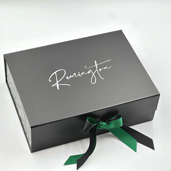 Customisable Birthday Gift Box With Calligraphy Name, 2 of 6