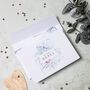 Pastel Floral Personalised Reply Cards, thumbnail 1 of 4