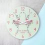 Personalised Children's Ballerina Glass Clock, thumbnail 1 of 2