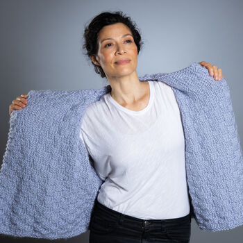 Luna Cardigan Easy Knitting Kit, 5 of 10