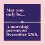Morning Person Christmas Bracelet | Adjustable Bracelet For Secret Santa, thumbnail 1 of 6