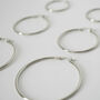 Quality Silver Plated Hoops, Three Sizes, thumbnail 6 of 9
