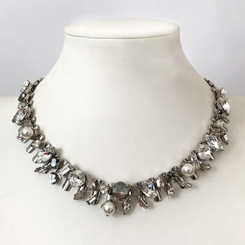Pearl And Swarovski Crystal Necklace, 3 of 4