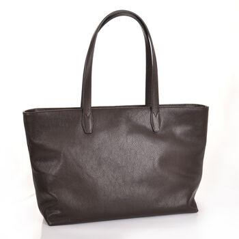 The Serafina Tote In Chocolate, 4 of 4