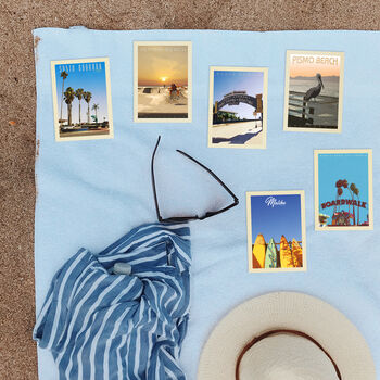Coastal California Mini Prints Luxury Postcard Gift Set, 4 of 4