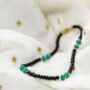Black Turquoise Beads Elegant Daily Bracelet, thumbnail 7 of 9