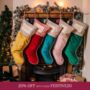 Personalised Velvet Christmas Stocking, thumbnail 1 of 12