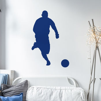 Footballer Player Wall Sticker, 6 of 8