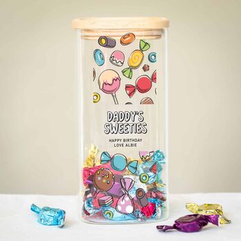 Personalised Glass Sweetie Jar, 3 of 3
