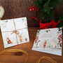 Christmas Cards Pack Of Six Including Envelopes, thumbnail 1 of 5