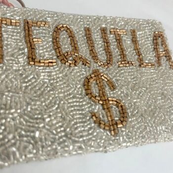 Handmade Beaded Purse | Tequila $, 3 of 3