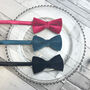 Plush Velvet Bow Tie, thumbnail 1 of 10