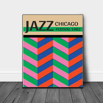 Jazz Festival Chicago 1982 Art Print, 2 of 3