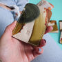 Hand Painted Camo Green Leather Pocket Wallet, thumbnail 3 of 9