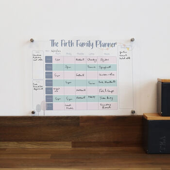 Personalised Wall Family Planner, 3 of 8