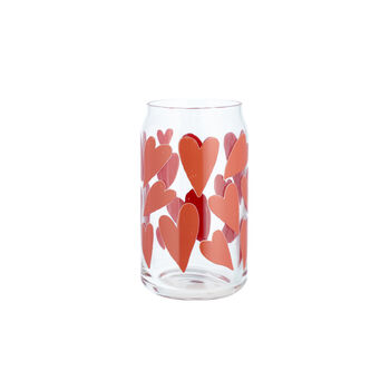 Hearts Valentine's Can Glass, 2 of 5