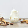 White Halloween Pumpkin And Spooky Ghost Candle, thumbnail 9 of 10