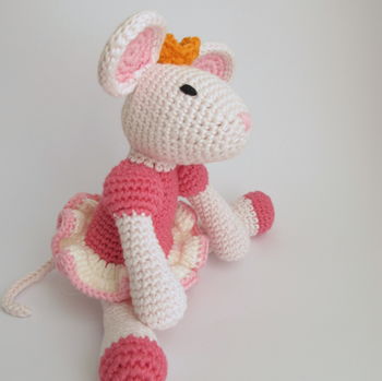 Hand Crochet Princess Mouse, 3 of 3