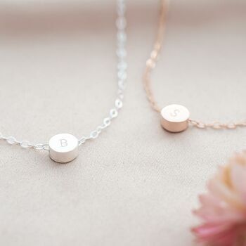 Personalised Thea Initial Disc Bracelet, 2 of 7