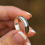 Personalised Slim Sterling Silver Spinner Ring, thumbnail 1 of 12