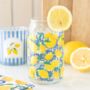 Lemon Print Can Glass, thumbnail 1 of 2