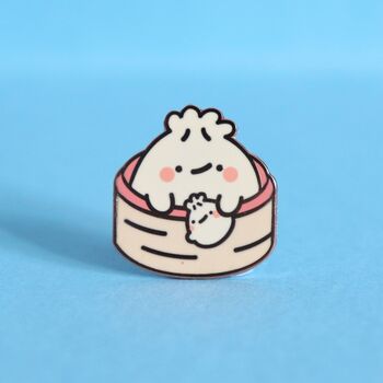 Dumpling Enamel Pin | Cute Pin Badges, 2 of 4