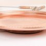 'Thankful' Etched Copper Lazy Susan Bar Tray, thumbnail 7 of 12