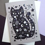 Felicette The Space Cat Greeting Card, thumbnail 1 of 3