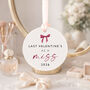 Last Valentines As A Miss Bow Design Bottle Tag Gift, thumbnail 3 of 12