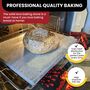 Pizza Baking Stone, Rectangle 100% Natural Lava Stone For Oven And BBQ, thumbnail 4 of 8