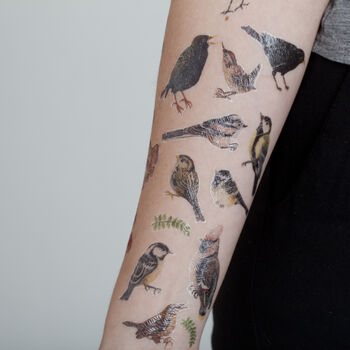 Garden Bird Temporary Tattoo Pack, 7 of 7