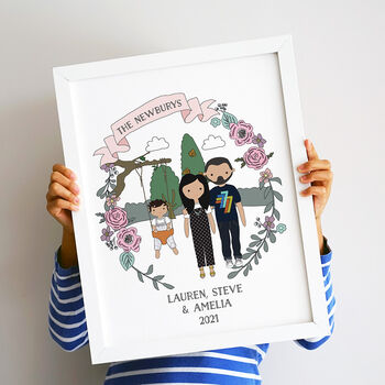 Personalised Family Illustration, 2 of 7