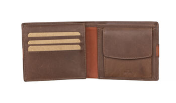 Personalised English Leather Brown Tan Leather Wallet, 5 of 12