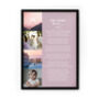 Personalised Wedding Photos And Text Art Print, thumbnail 11 of 12