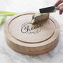 Personalised 'Hands Off' Cheese Set, thumbnail 1 of 3